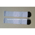Calcetines de poliéster en blanco para sublimación con fondo negro